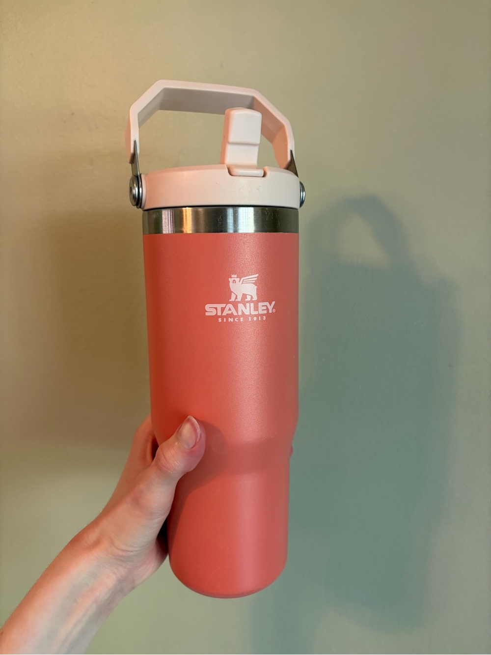 Stanley 30 oz Stainless Steel Ice Flow Flip Straw Tumbler